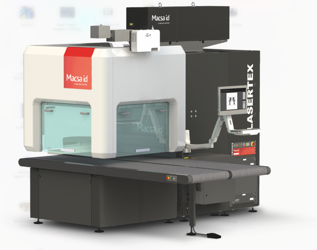 Lasertex Futura Twin Direct para acabado láser textil.