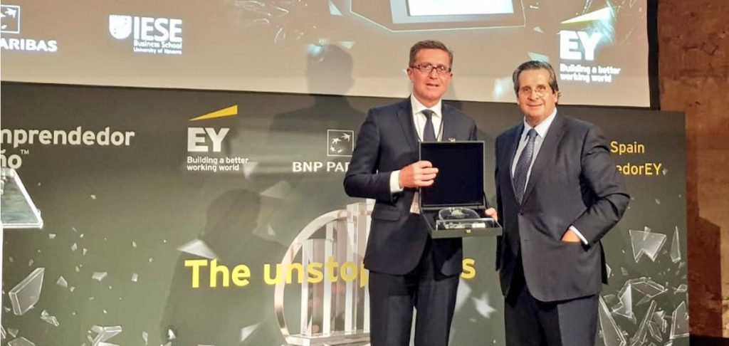 finalista al Premio Emprendedor del Año de EY