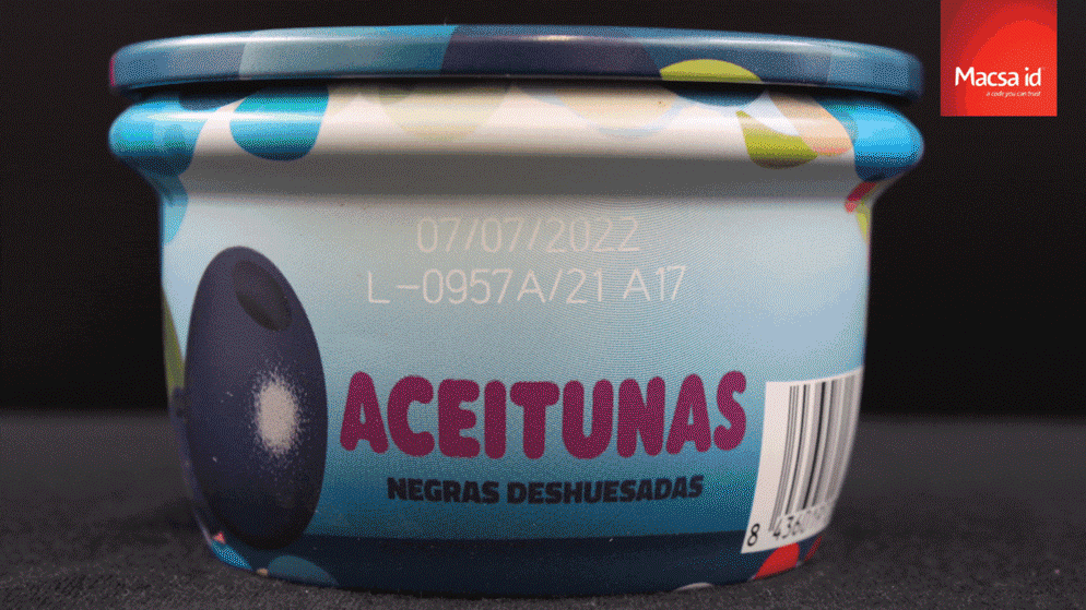 Marcaje láser en envases metálicos para la alimentación