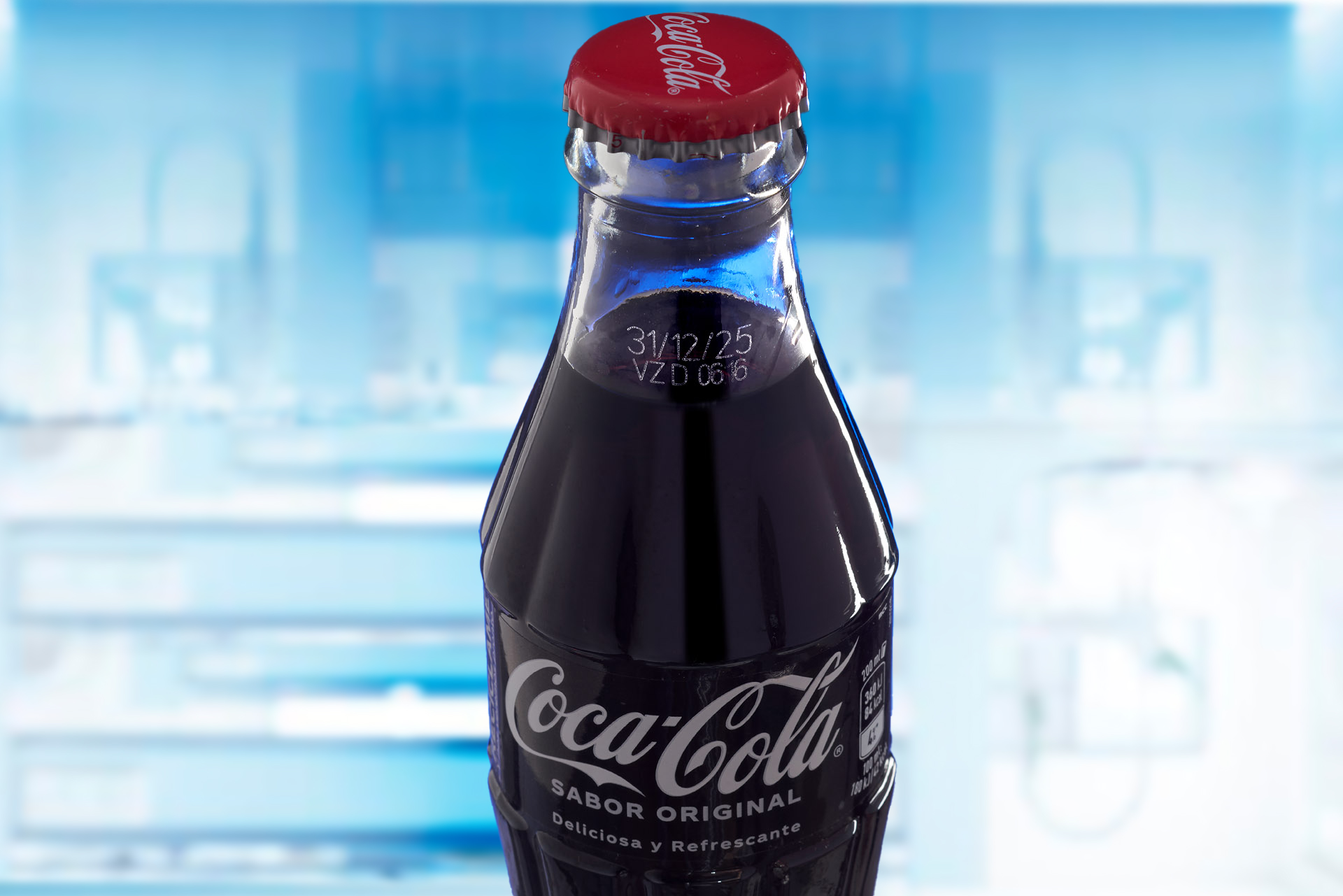 Codificación láser en botella de vidrio para trazabilidad en bebidas