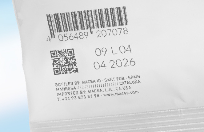 marcaje láser uv de código de barras y qr con ilumiflex laser coder en film flexible